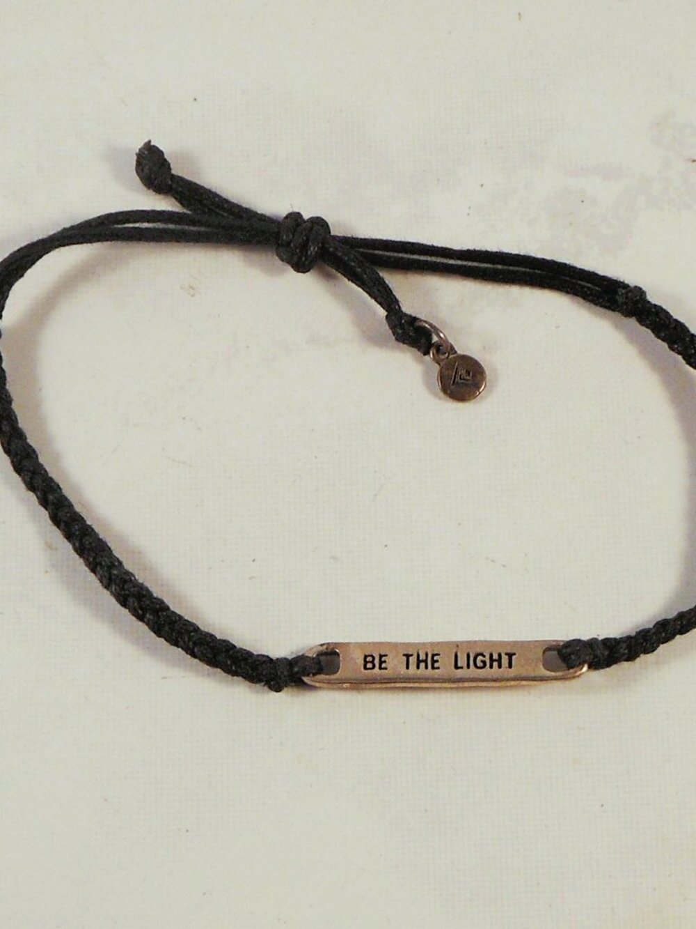 Retired SILPADA "Be The Light" Braided Leather Bracelet